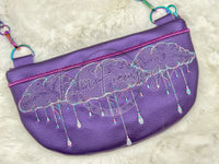 TopZip Flap Bag Rainclouds