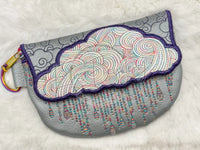 TopZip Flap Bag Rainclouds