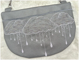 TopZip Flap Bag Rainclouds