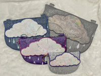 TopZip Flap Bag Rainclouds