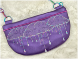TopZip Flap Bag Rainclouds