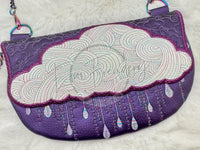 TopZip Flap Bag Rainclouds