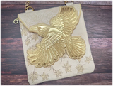 TopZip Flap Bag Raven Flight