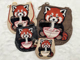 TopZip Flap Bag - Red Panda Ramen 10.03 X 9.89 (254.8mm X 251.2mm)
