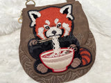 TopZip Flap Bag - Red Panda Ramen