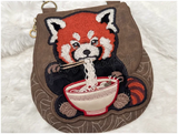 TopZip Flap Bag - Red Panda Ramen