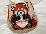 TopZip Flap Bag - Red Panda Ramen 7.87 X 7.75 (199.9mm X 196.9mm)