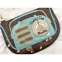 Topzip Flap Bag - Retro Radio