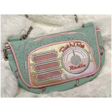 Topzip Flap Bag - Retro Radio