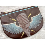 Topzip Flap Bag - Retro Radio