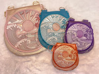 TopZip Flap Bag - Saltwater & Sunshine