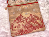 Topzip Flap Bag - Santa’s Sleigh