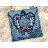 Topzip Flap Bag - Sea Turtle