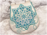 Topzip Flap Bag - Snowflakes