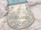 Topzip Flap Bag - Snowflakes