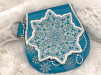 Topzip Flap Bag - Snowflakes