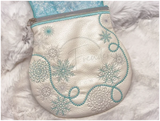 Topzip Flap Bag - Snowflakes