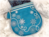 Topzip Flap Bag - Snowflakes