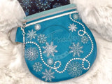 Topzip Flap Bag - Snowflakes