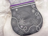 Topzip Flap Bag - Snowflakes