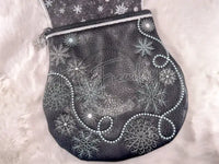 Topzip Flap Bag - Snowflakes