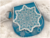 Topzip Flap Bag - Snowflakes