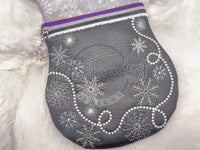 Topzip Flap Bag - Snowflakes