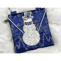 Topzip Flap Bag - Snowman