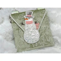 Topzip Flap Bag - Snowman