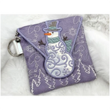 Topzip Flap Bag - Snowman