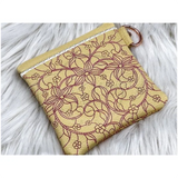 Topzip Flap Bag - Stained Glass Butterfly