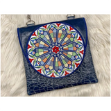Topzip Flap Bag - Stained Glass Window