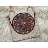 Topzip Flap Bag - Stained Glass Window