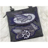Topzip Flap Bag - Steampunk Ship