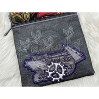 Topzip Flap Bag - Steampunk Ship