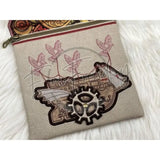 Topzip Flap Bag - Steampunk Ship