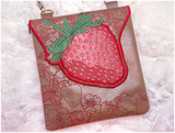 TopZip Flap Bag - Strawberries