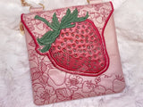 TopZip Flap Bag - Strawberries