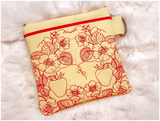 TopZip Flap Bag - Strawberries