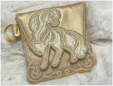 Topzip Flap Bag - Swirly Horse