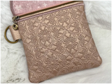 TopZip Flap Bag - Trapunto Skull