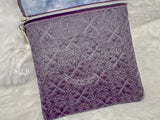 TopZip Flap Bag - Trapunto Skull