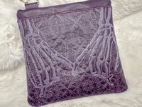 TopZip Flap Bag - Trapunto Skull