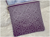 TopZip Flap Bag - Trapunto Skull