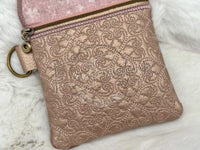 TopZip Flap Bag - Trapunto Skull