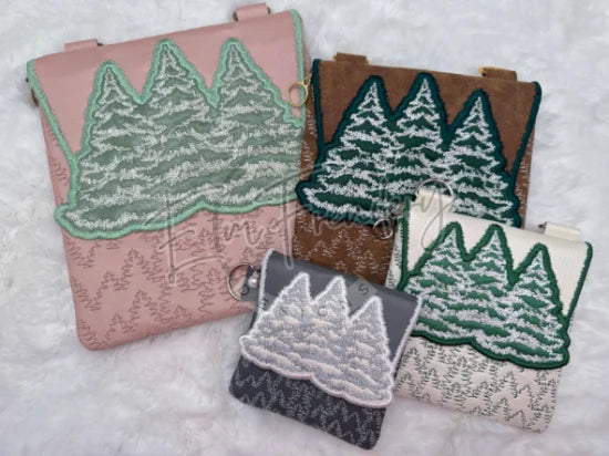 TopZip Flap Bag - Tree Farm 10.01 X 9.43 (254.3mm X 239.5mm)