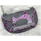 Topzip Flap Bag - Vintage Sewing Machine