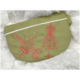Topzip Flap Bag - Vintage Sewing Machine