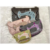 Topzip Flap Bag - Vintage Sewing Machine