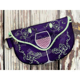 Topzip Flap Bag - Wine Time! 4.63 X 6.99